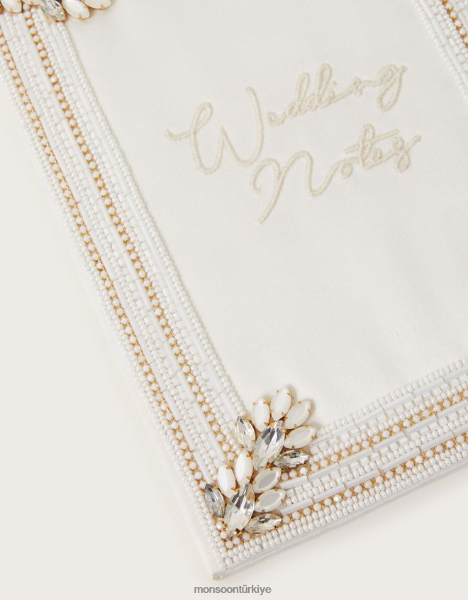 Monsoon kadınlar düğün not defteri JH86BT2737 aksesuar şık