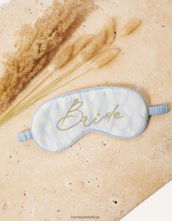 Monsoon kadınlar gelin işlemeli göz maskesi JH86BT2739 aksesuar şık