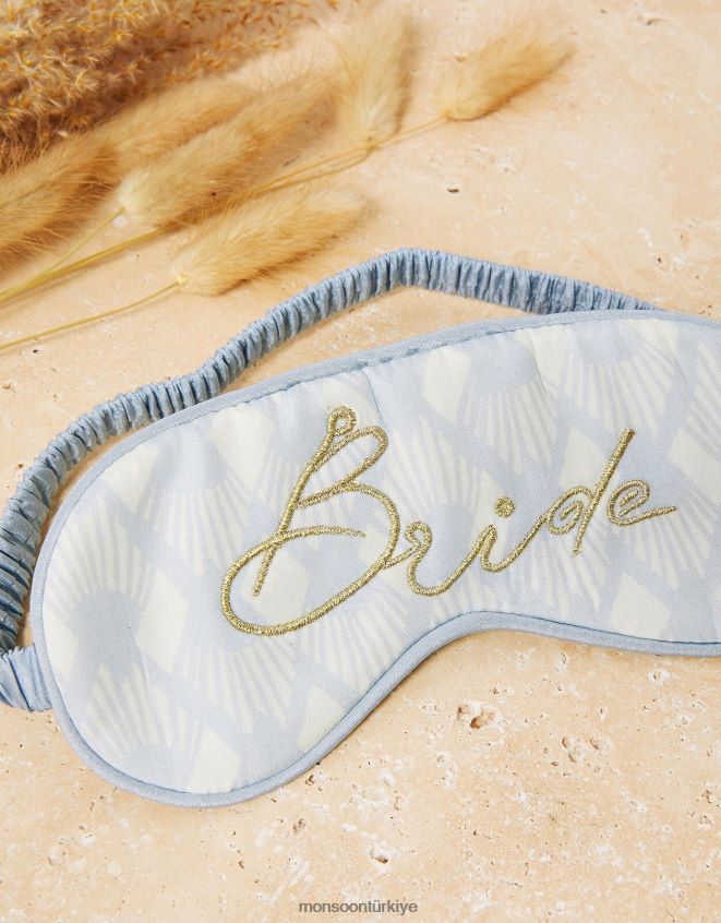 Monsoon kadınlar gelin işlemeli göz maskesi JH86BT2739 aksesuar şık