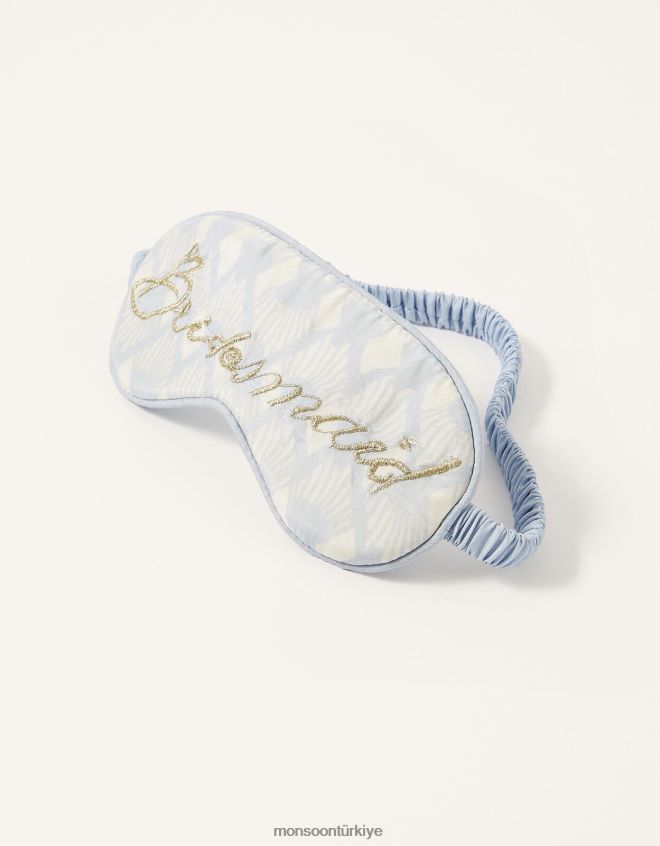 Monsoon kadınlar nedime baskılı göz maskesi JH86BT2777 aksesuar zarif