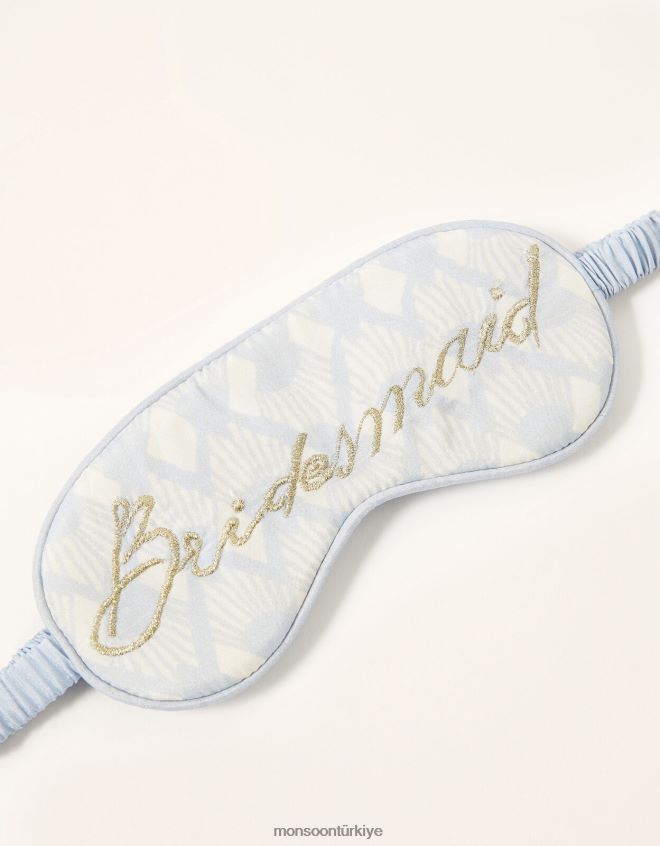 Monsoon kadınlar nedime baskılı göz maskesi JH86BT2777 aksesuar zarif