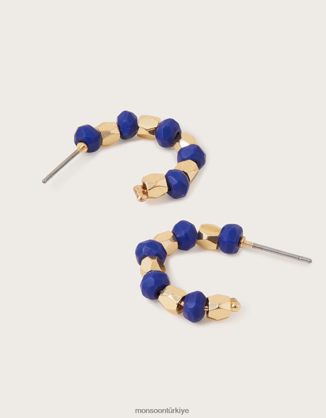 Monsoon kadınlar boncuklu halka küpeler JH86BT1261 aksesuar moda