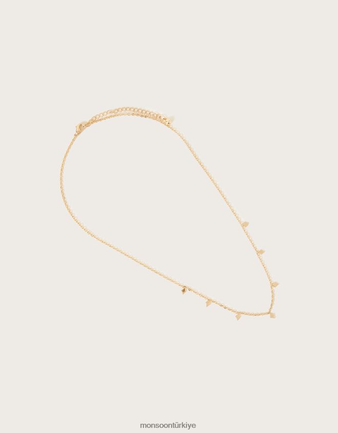 Monsoon kadınlar çekicilik istasyonu kolye JH86BT1353 aksesuar şık