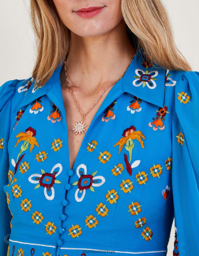 Monsoon kadınlar kar tanesi çekicilik kolye JH86BT1346 aksesuar moda