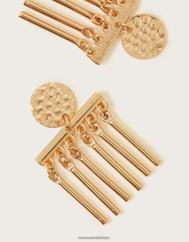 Monsoon kadınlar püskül çekicilik damızlık küpe JH86BT1373 aksesuar zarif