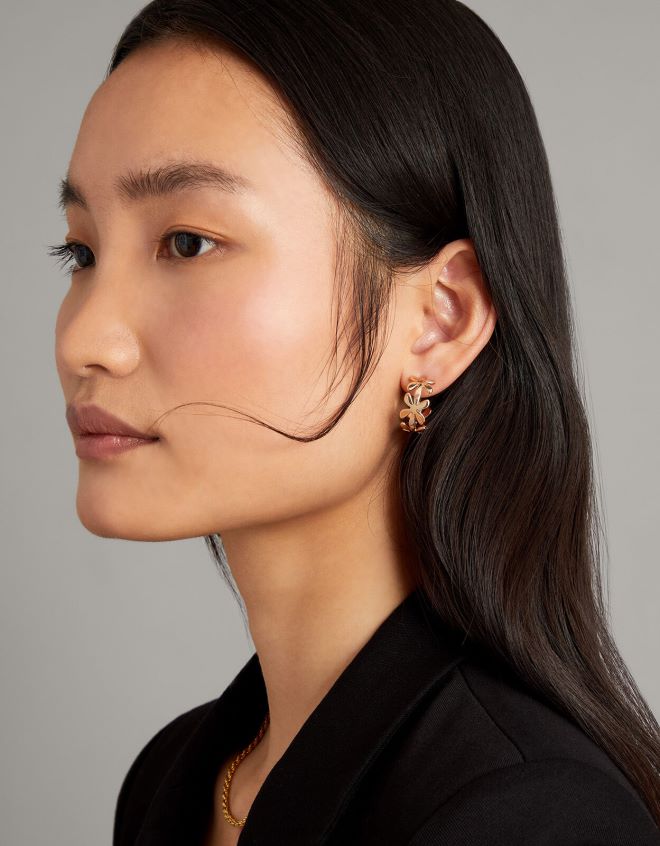 Monsoon kadınlar papatya çember küpeleri JH86BT1257 aksesuar sıcak