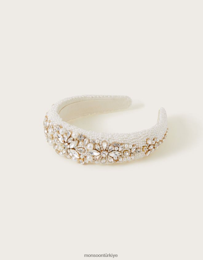 Monsoon kadınlar süslenmiş gelin bandı JH86BT1315 aksesuar moda