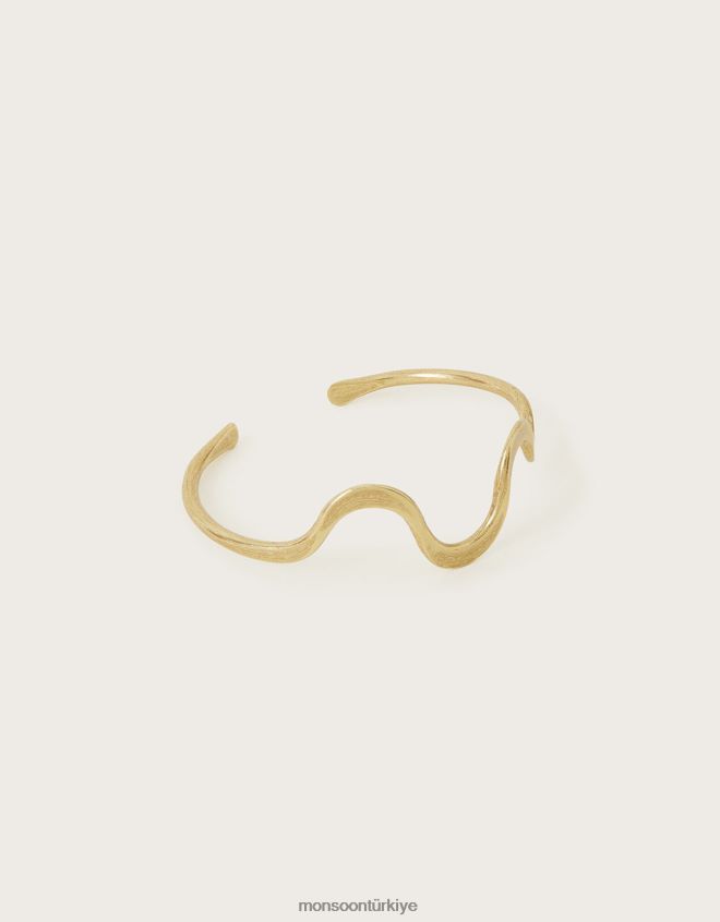 Monsoon kadınlar sibilia bükülmüş bileklik JH86BT1323 aksesuar zarif