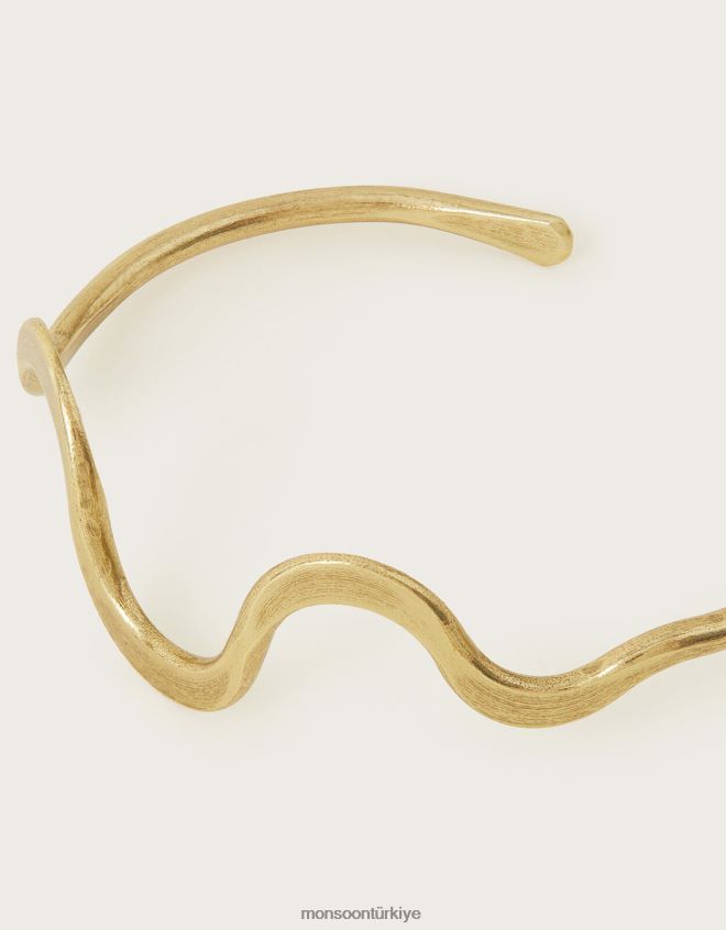 Monsoon kadınlar sibilia bükülmüş bileklik JH86BT1323 aksesuar zarif