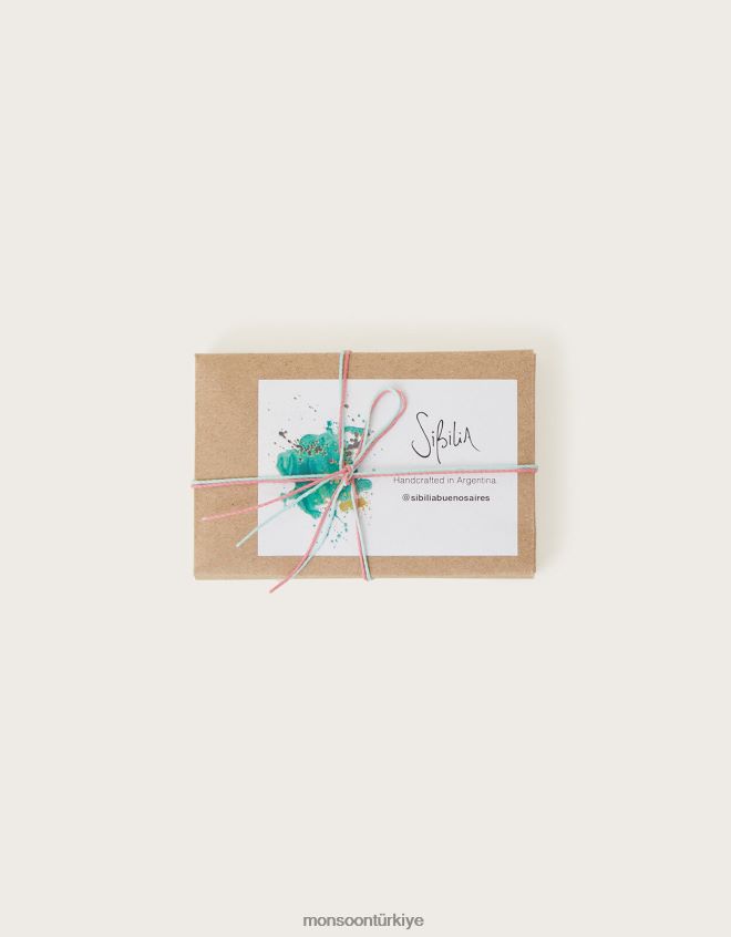 Monsoon kadınlar sibilia bükülmüş bileklik JH86BT1323 aksesuar zarif