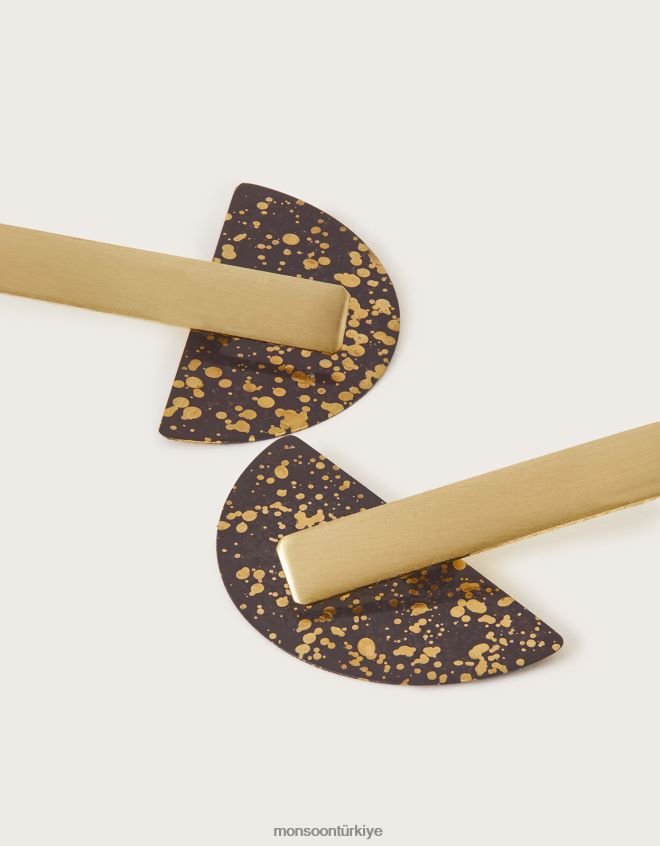 Monsoon kadınlar sibilia gecesi yelkenli küpeleri JH86BT1331 aksesuar moda