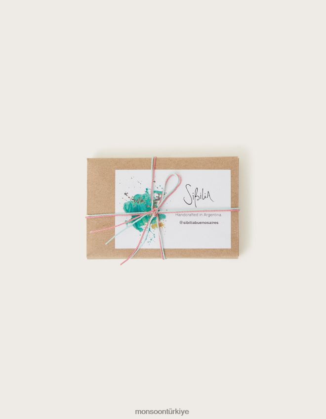 Monsoon kadınlar sibilia çift halka küpe JH86BT1319 aksesuar şık