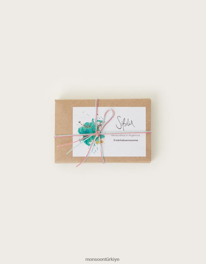 Monsoon kadınlar sibilia küçük pirinç çubuk küpeler JH86BT1320 aksesuar şık