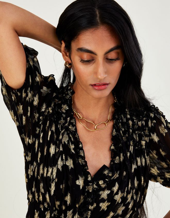 Monsoon kadınlar sibilia çok zincirli kolye JH86BT1355 aksesuar moda