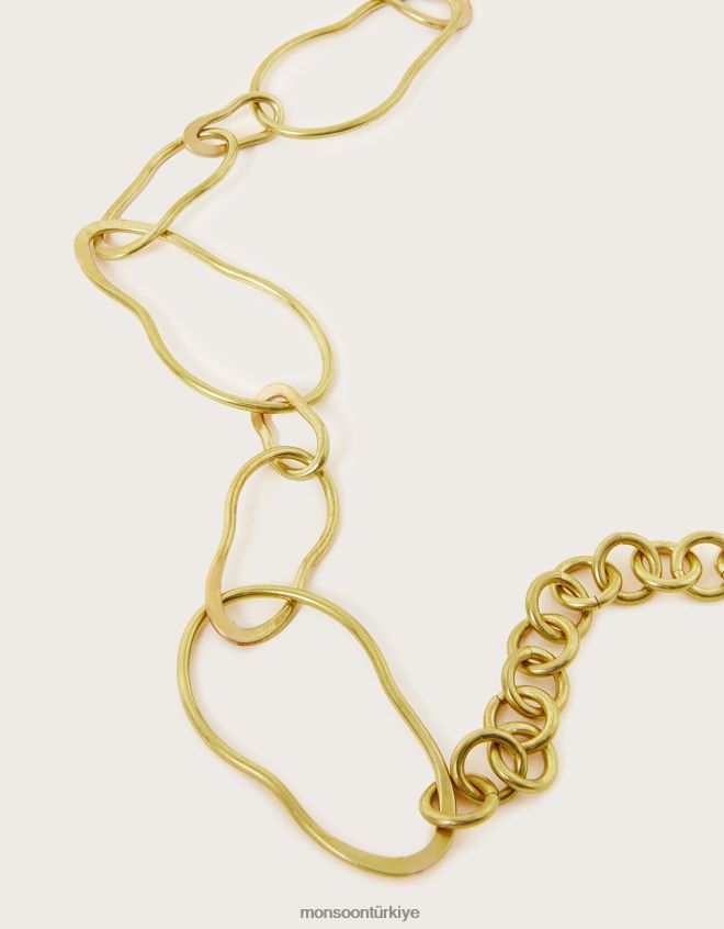Monsoon kadınlar sibilia çok zincirli kolye JH86BT1355 aksesuar moda