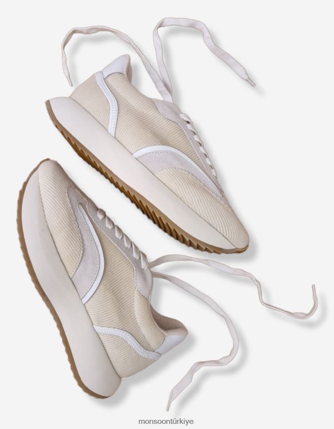 Monsoon kadınlar iyi haber düşük üst koşucu eğitmenleri JH86BT1518 ayakkabı deve (bej)