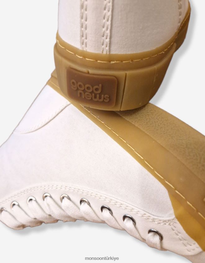 Monsoon kadınlar iyi haber üst düzey eğitmenler JH86BT1492 ayakkabı beyaz