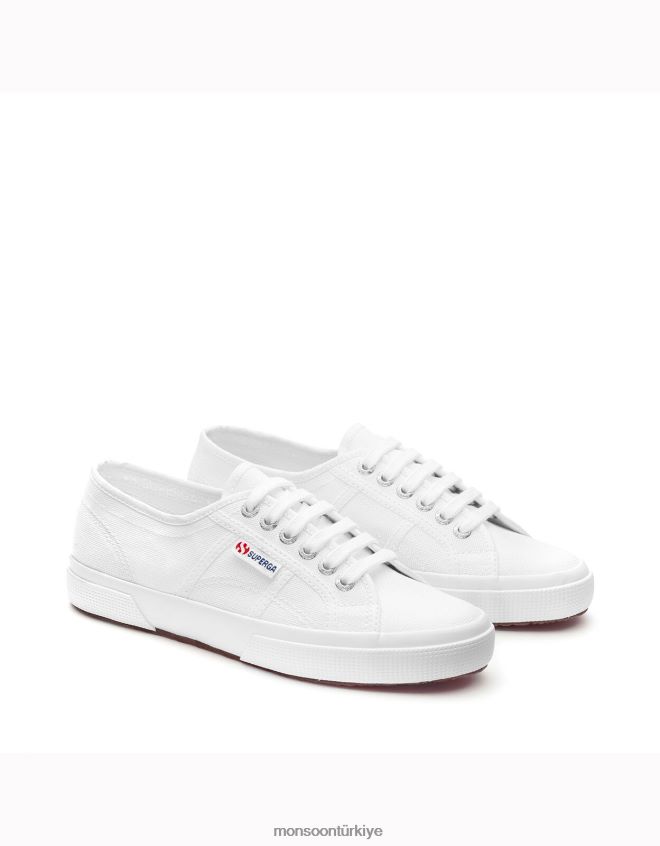 Monsoon kadınlar superga 2750 vegan cotu klasik spor ayakkabı JH86BT1563 ayakkabı beyaz