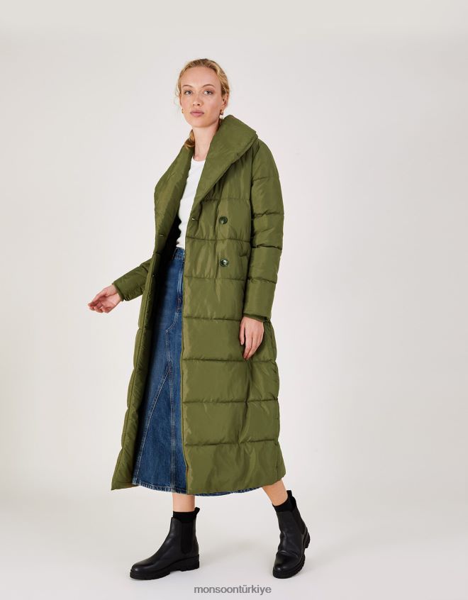 Monsoon kadınlar geri dönüştürülmüş polyesterden shona shaw ceket JH86BT806 Giyim yeşil