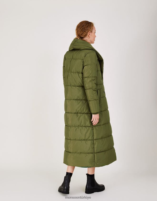 Monsoon kadınlar geri dönüştürülmüş polyesterden shona shaw ceket JH86BT806 Giyim yeşil