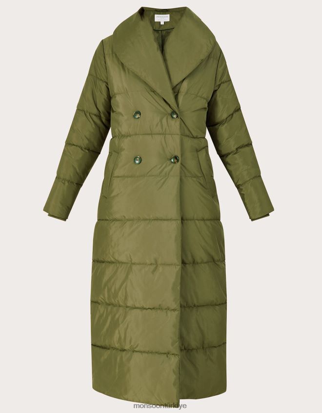 Monsoon kadınlar geri dönüştürülmüş polyesterden shona shaw ceket JH86BT806 Giyim yeşil