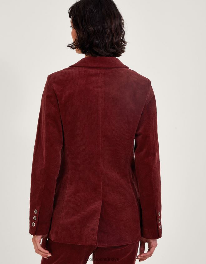 Monsoon kadınlar justine kruvaze kordonlu blazer JH86BT111 Giyim bakır