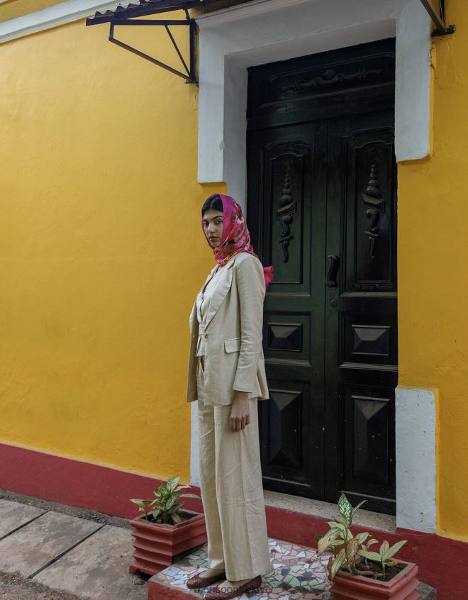 Monsoon kadınlar keten karışımlı jenny ceket JH86BT389 Giyim doğal taş)