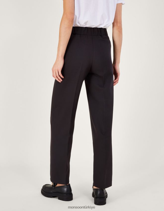 Monsoon kadınlar Bridget askeri detaylı pantolon JH86BT225 Giyim siyah