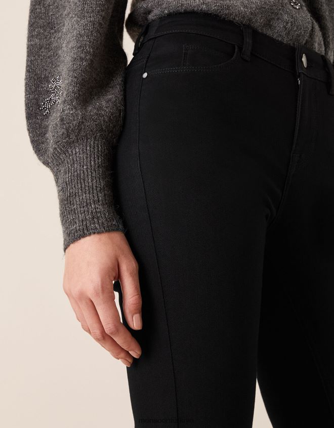 Monsoon kadınlar azura premium kısa boy kot pantolon JH86BT1167 Giyim siyah