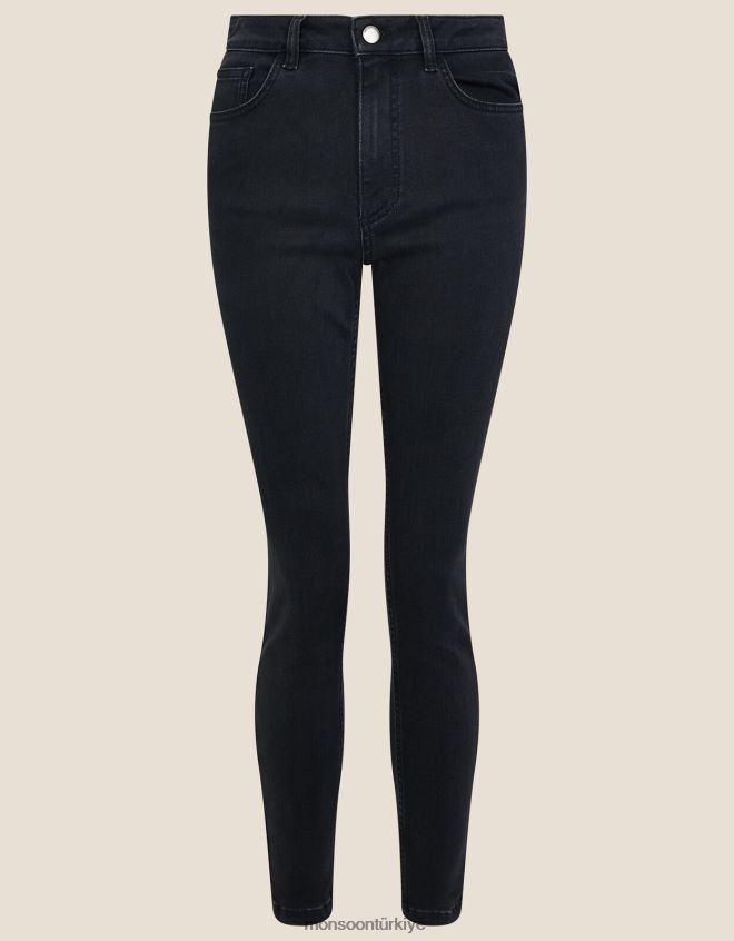 Monsoon kadınlar carla premium skinny jean pantolon JH86BT839 Giyim siyah