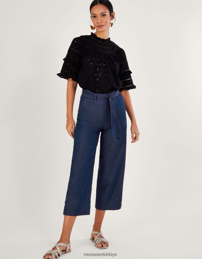 Monsoon kadınlar kot pantolon JH86BT565 Giyim mavi (kot mavisi)