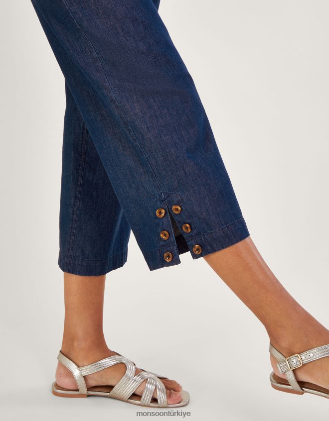 Monsoon kadınlar kot pantolon JH86BT565 Giyim mavi (kot mavisi)