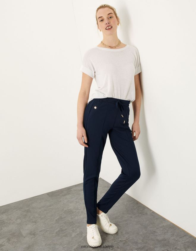 Monsoon kadınlar layla koşucular JH86BT875 Giyim Mavi Donanma)