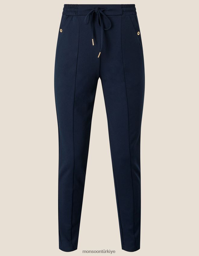 Monsoon kadınlar layla koşucular JH86BT875 Giyim Mavi Donanma)