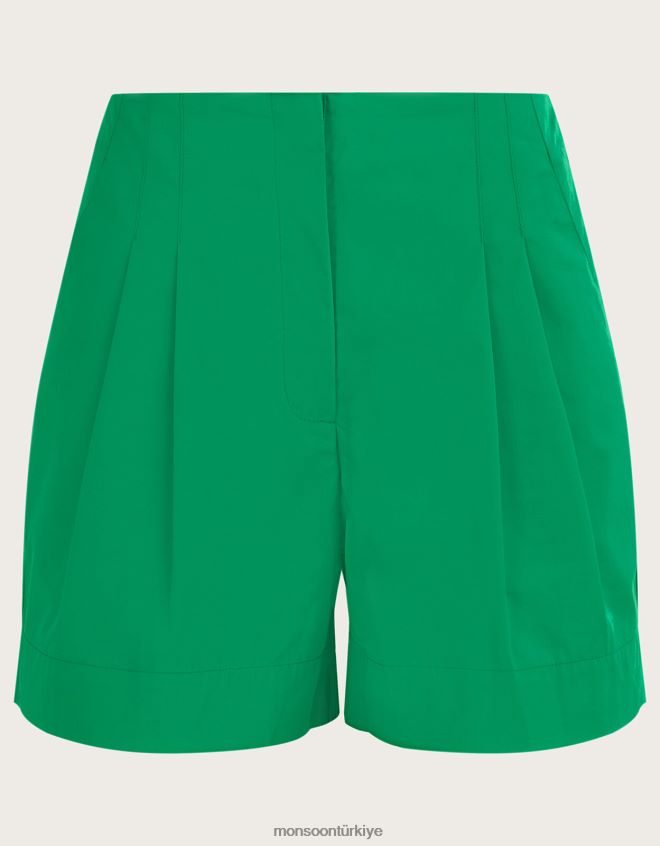 Monsoon kadınlar lilly yapılı şort JH86BT348 Giyim yeşil
