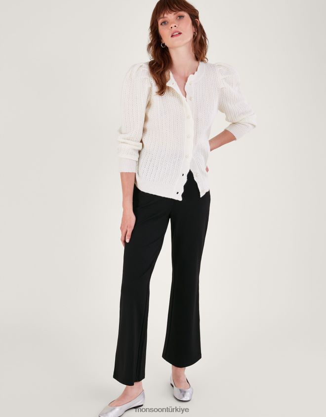 Monsoon kadınlar petra ponte pantolon JH86BT117 Giyim siyah