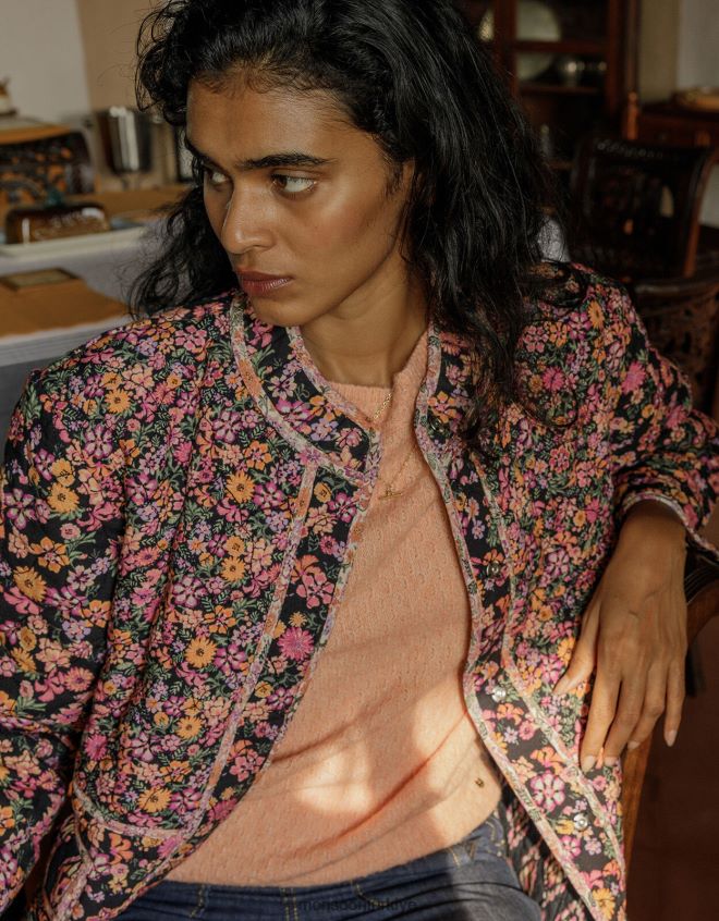 Monsoon kadınlar Geri dönüştürülmüş polyesterden süper yumuşak dikişli kazak JH86BT402 Giyim portakal (şeftali)