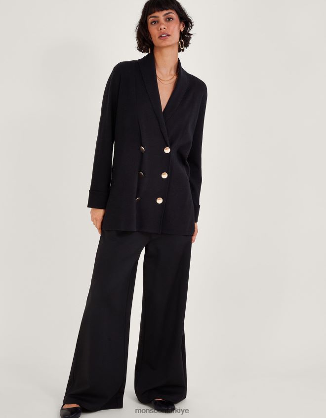 Monsoon kadınlar sia şal palto JH86BT56 Giyim siyah